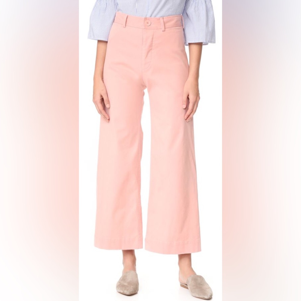 Emerson Thorpe Ryan Pink Wide-Leg Pants
